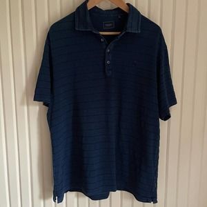 7 Diamonds Polo Shirt Mens Navy Blue XL